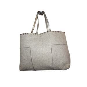 Tory Burch Robinson Gray Tote